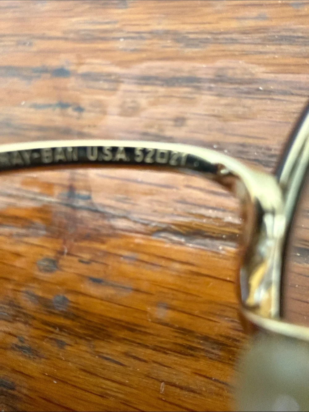 Vintage 80s B&L Ray-Ban Round Tortuga Gold Sunglasses 52-21 USA w/ Case